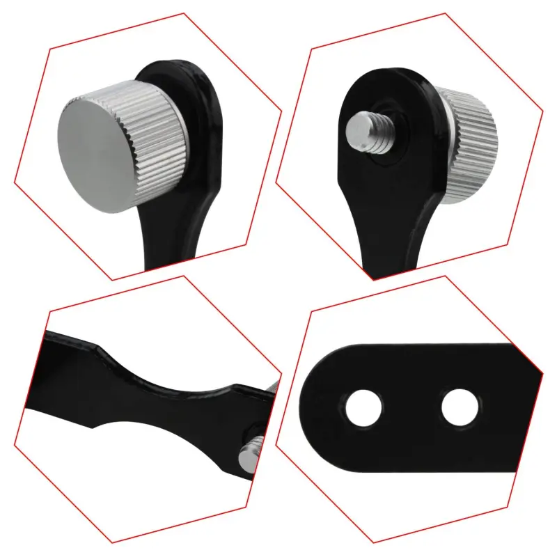 Astromania Universal L Type Metal Binocular Tripod Adapter for Binocular and Minocular - Black