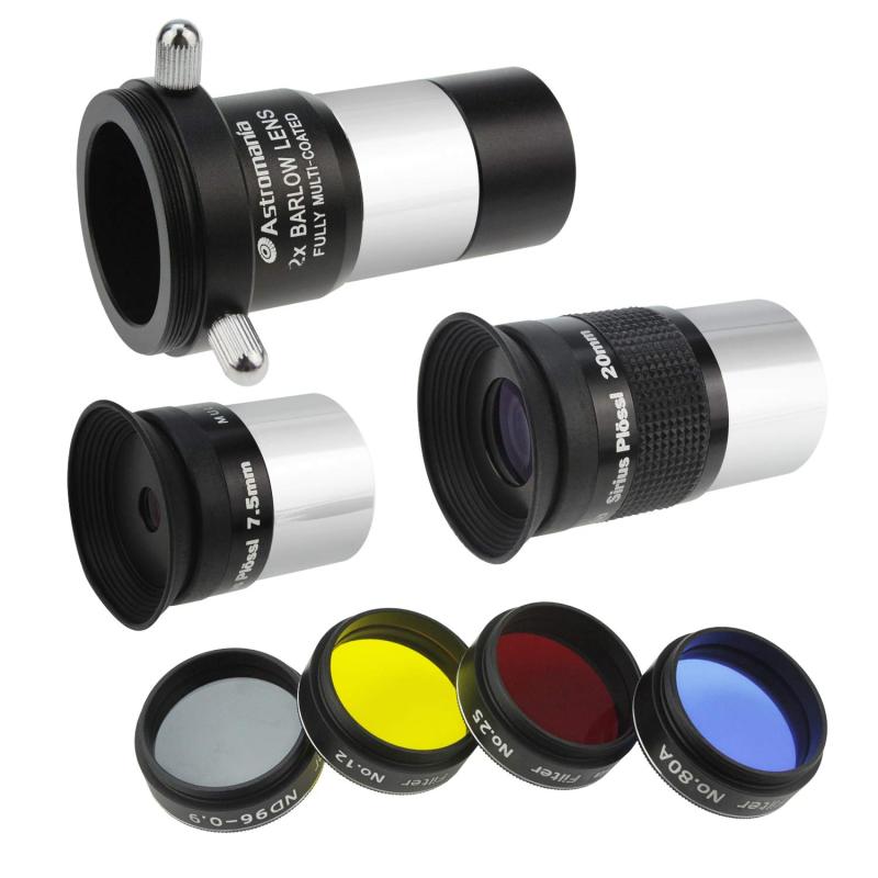 Astromania 1.25-Inch Astronomical Telescope Accessory Kit-a useful set of accessories for the newcomer to astronomy with high performance-price ratio