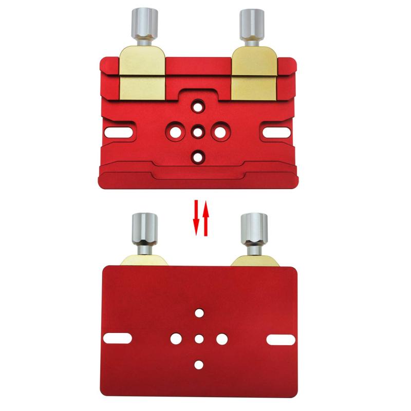 Astromania 150mm Deluxe Vixen/Losmandy Clamp - Solid Aluminium Prism Rail with 2 Aluminium Locking Screws and W/Brass Screws