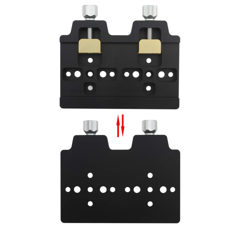 Astromania 160mm Premium Losmandy Level Dovetail Clamp, Saddle Plate - 7 Counter-Sunk Bores Allow for Attaching to Almost All Surfaces