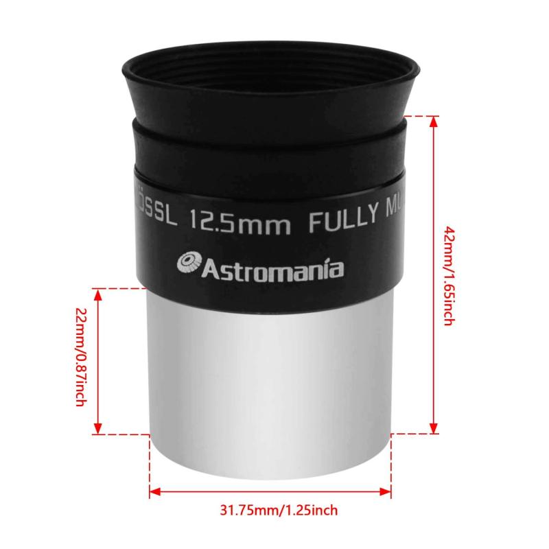 Astromania 1.25&quot; 12.5mm Super Ploessl Eyepiece - The Most Inexpensive Way of Getting A Sharp Image