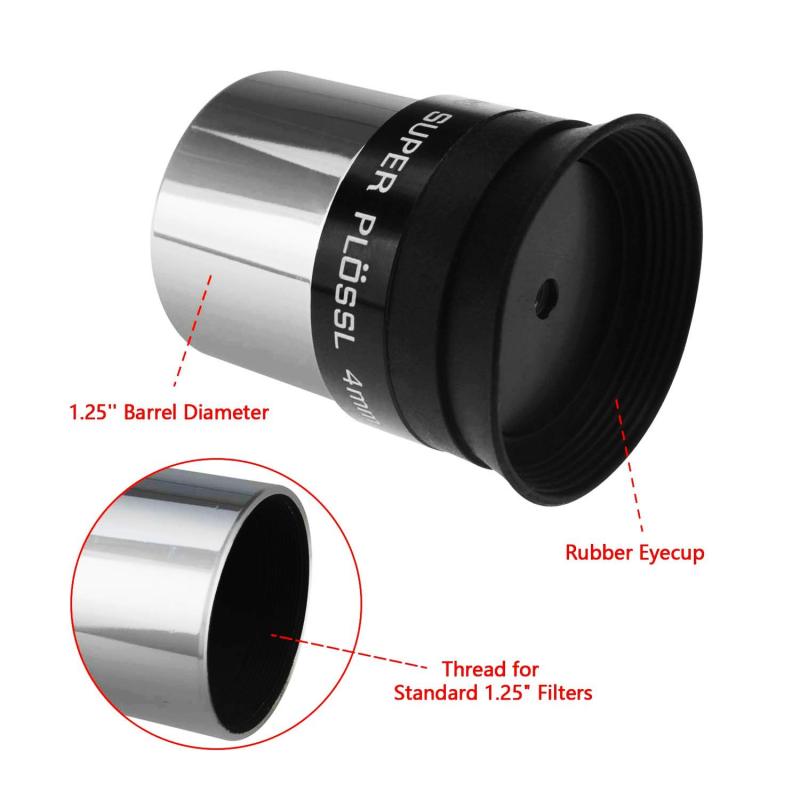 Astromania 1.25&quot; 4mm Super Ploessl Eyepiece - The Most Inexpensive Way of Getting A Sharp Image