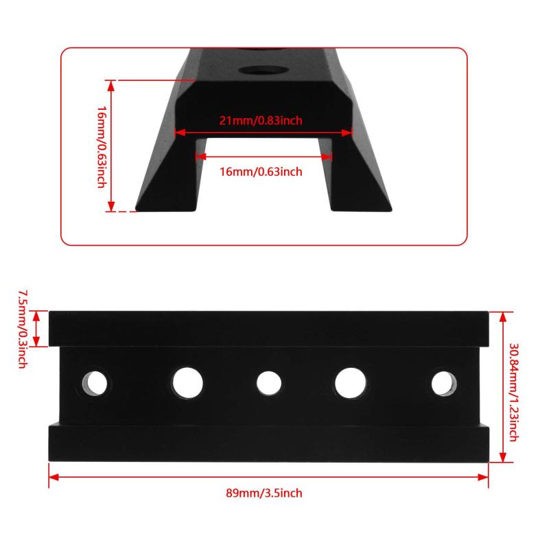 Astromania Adjustable Guiding Scope Ring Set with Plate - 80 mm inside diameter (pair) - for telescope tube diameter or finders 53 to 79mm