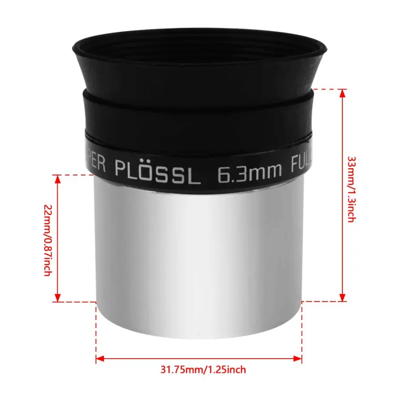 Astromania 1.25&quot; 6.3mm Super Plossl Eyepiece - The Most Inexpensive Way of Getting A Sharp Image