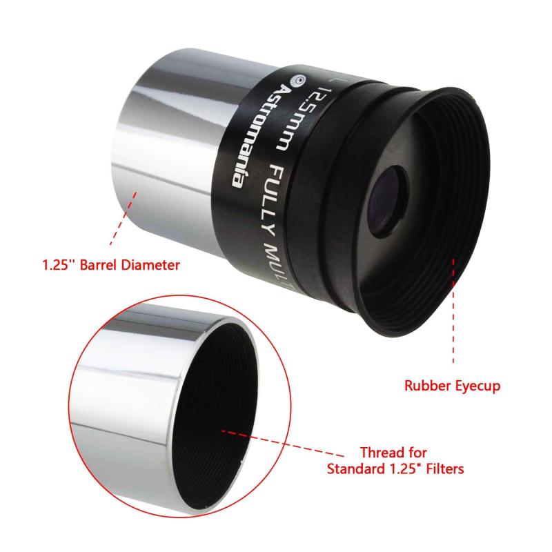 Astromania 1.25&quot; 12.5mm Super Ploessl Eyepiece - The Most Inexpensive Way of Getting A Sharp Image