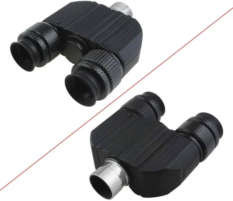 Astromania Stereo Bino Viewer with Two 32mm Plossl Eyepicecs-allow you to adapt two eyepieces to your telescope and view with both eyes simultaneously