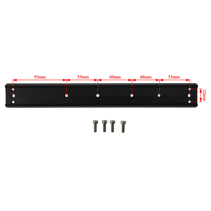 Astromania 33cm mounting Rail for EQ-4/5/6 mounts - GP Prism Rail for telescopes - Easy Installation for Your Telescope OTA