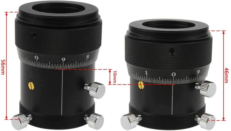 Astromania 1.25&quot; High Precision Double Helical Focuser with 0.05mm scale for Telescope Lenses/Finder &amp; Guidescope