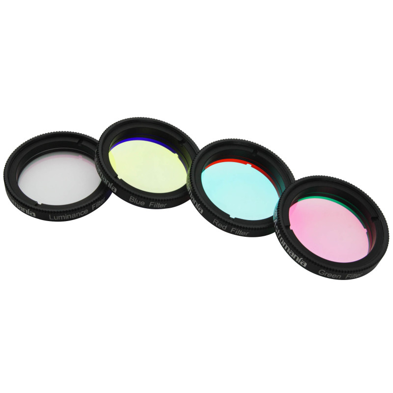 Astromania Deluxe Telescope LRGB 1.25 Inch Filter Set - Give Stunning Astrophotographic Results