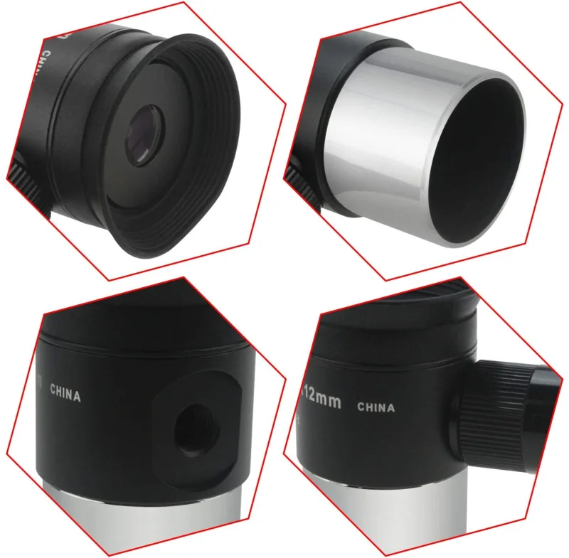 Astromania Deluxe 12mm Illuminated Crosshair Eyepiece - for perfectly guided astrophotos