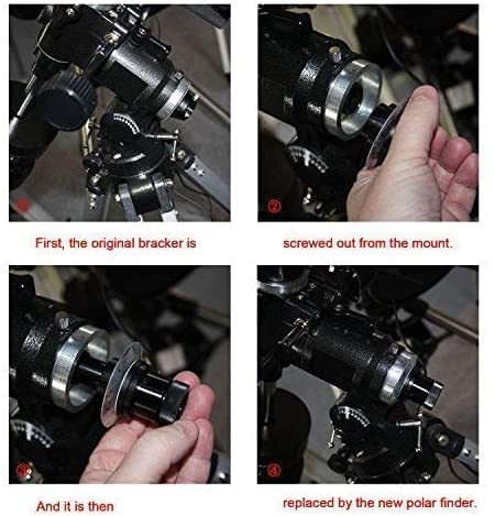 Astromania Polar Alignment Scope for EQ-5 - Quick Polar-Alignment Gives You More Time to Enjoy The View at The Telescope Eyepiece