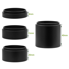 Astromania Astronomical T2-extension Tube Kit for cameras and eyepieces - Length 8mm 15mm 20mm 40mm - M42x0.75 on Both Sides