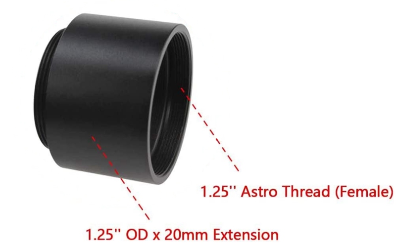 Astromania 1.25&quot; Nosepiece with 20mm Extension for SGCMOS Camera