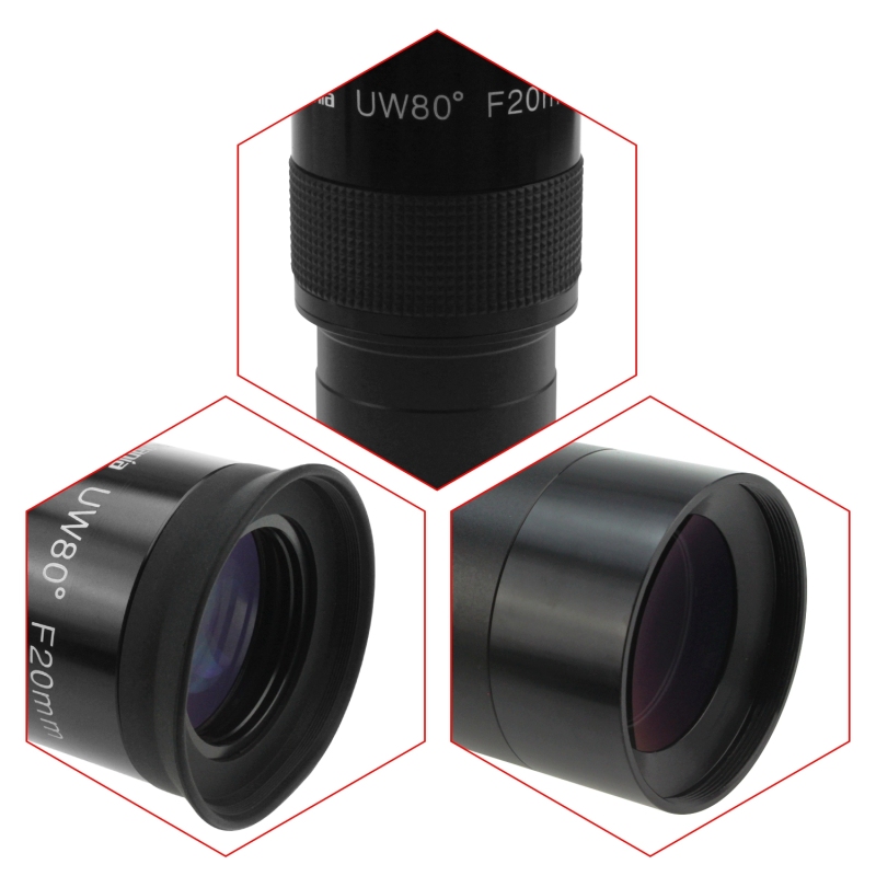 Astromania Fully Multi-coated 2" Ultra-Wide 80 Degree Eyepiece For Telescope - F20mm