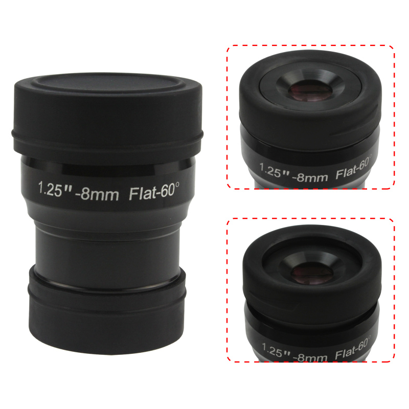 Astromania 1.25&quot; 8mm Premium Flat Field Eyepiece - a flat image field and crystal-clear images