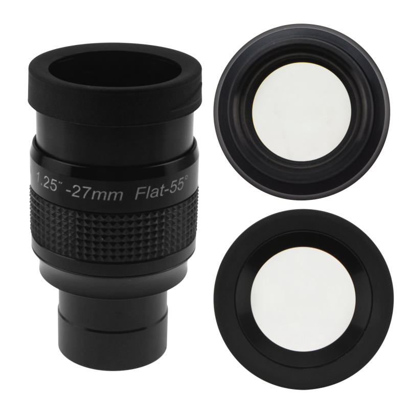 Astromania 1.25&quot; 27mm Premium Flat Field Eyepiece - a flat image field and crystal-clear images