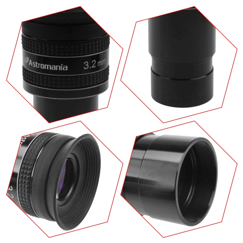 Astromania 1.25&quot; 3.2mm 58-Degree Planetary Eyepiece For Telescope