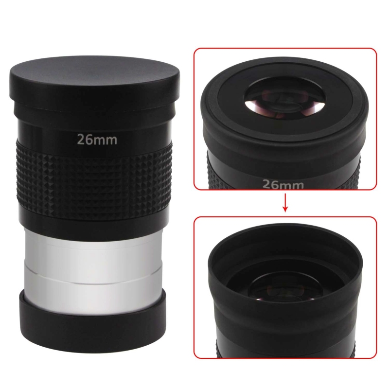Astromania 2&quot; Kellner FMC 55-Degree eyepiece - 26mm - wide field eyepices with comfortable viewing position