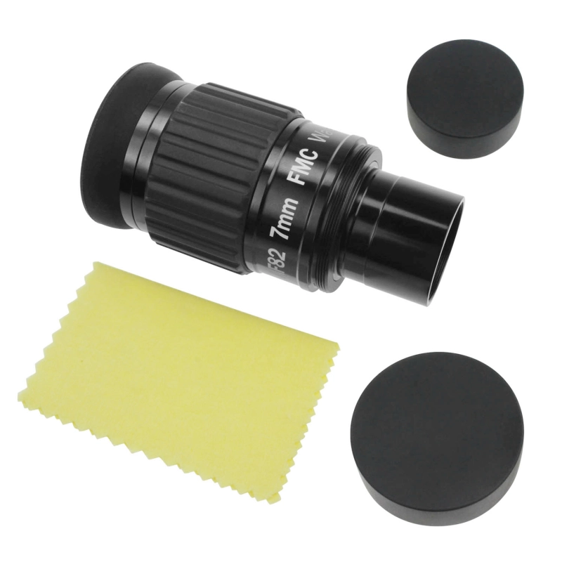 Astromania 1.25&quot;-82 Degree SWA-7mm compact eyepiece, Waterproof &amp; Fogproof - allows any water enter the interior and always enjoy an unobstructed view