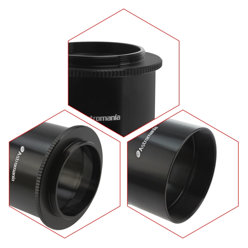 Astromania 2&quot; T-2 Focal camera adapter for SLR cameras - simply attach your camera to the telescope