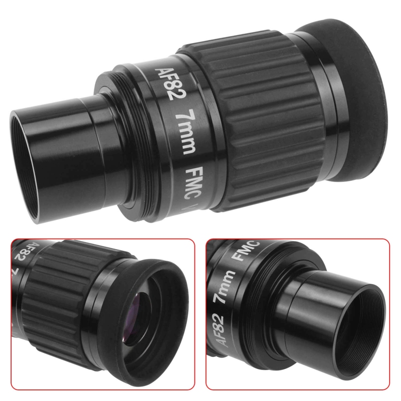Astromania 1.25&quot;-82 Degree SWA-7mm compact eyepiece, Waterproof &amp; Fogproof - allows any water enter the interior and always enjoy an unobstructed view