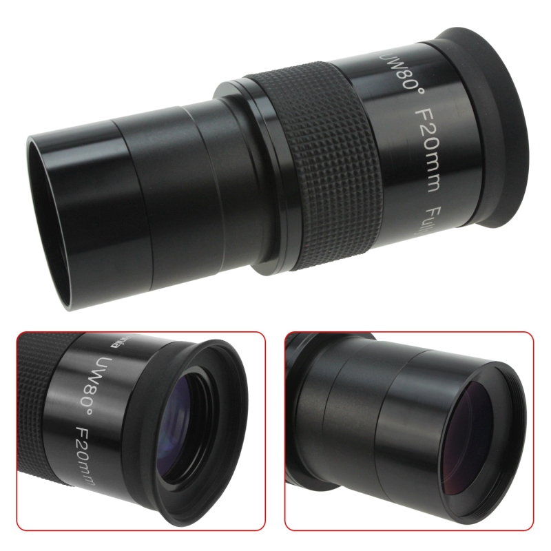 Astromania Fully Multi-coated 2" Ultra-Wide 80 Degree Eyepiece For Telescope - F20mm