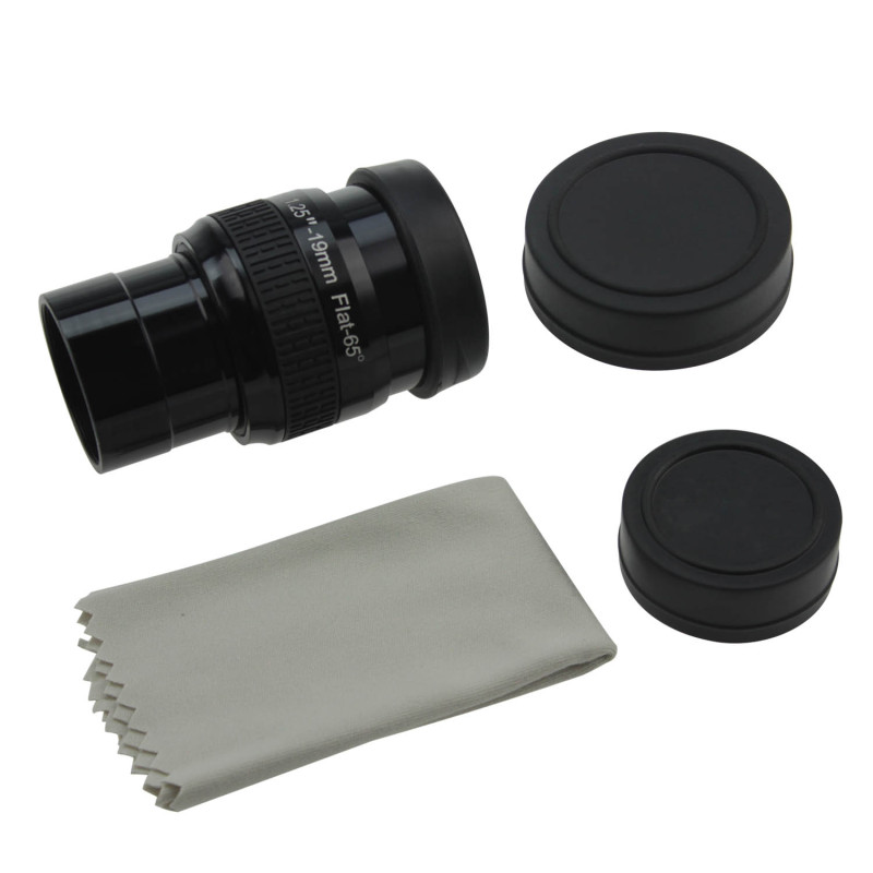 Astromania 1.25&quot; 19mm Premium Flat Field Eyepiece - a flat image field and crystal-clear images