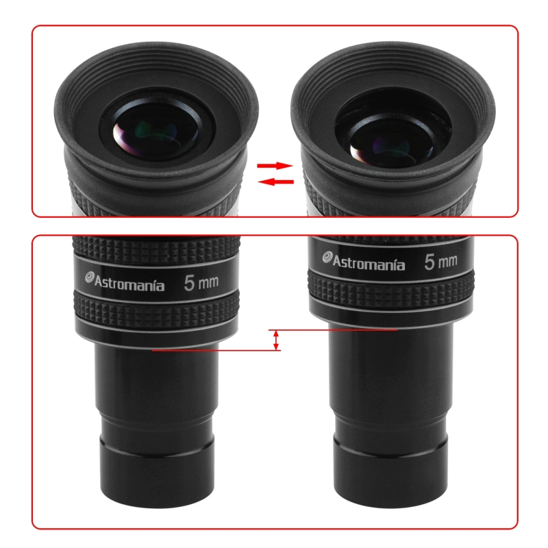 Astromania 1.25&quot; 5mm 58-Degree Planetary Eyepiece For Telescope