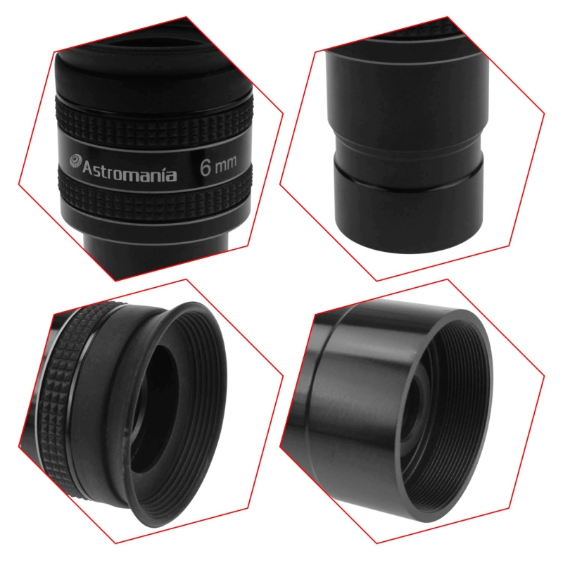 Astromania 1.25&quot; 6mm 58-Degree Planetary Eyepiece For Telescope