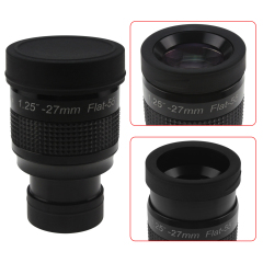 Astromania 1.25" 27mm Premium Flat Field Eyepiece - a flat image field and crystal-clear images