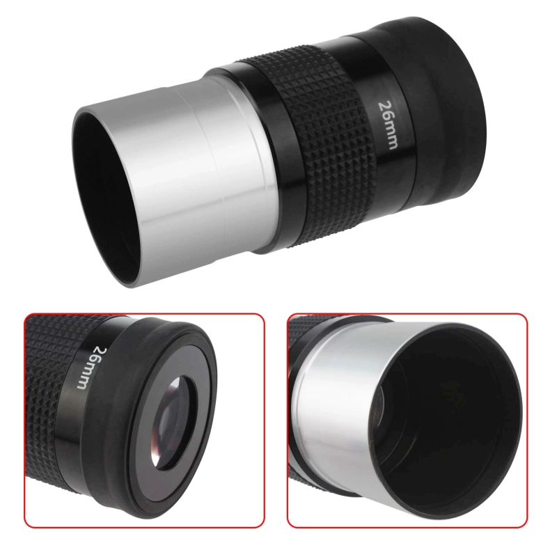 Astromania 2&quot; Kellner FMC 55-Degree eyepiece - 26mm - wide field eyepices with comfortable viewing position