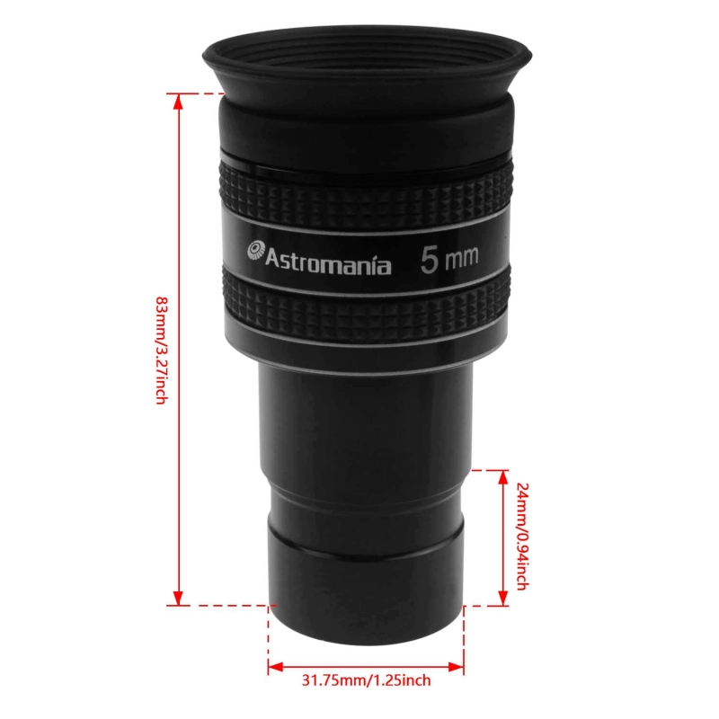 Astromania 1.25&quot; 5mm 58-Degree Planetary Eyepiece For Telescope