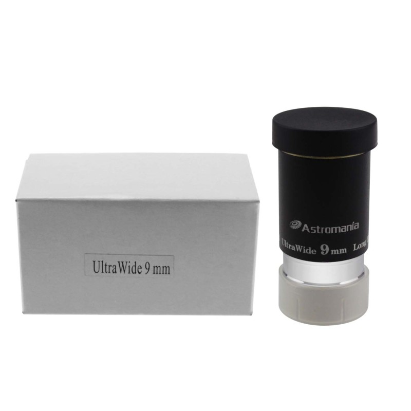 Astromania 1.25" 9mm 66-degree Ultra Wide Angle Eyepiece for Telescope