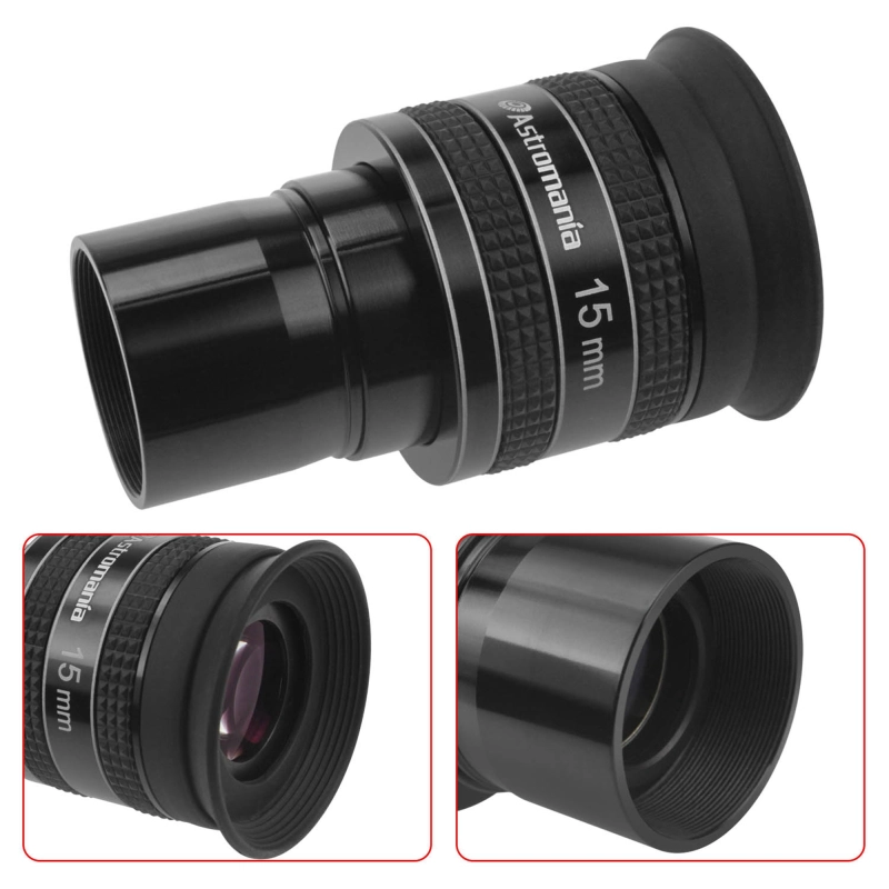 Astromania 1.25&quot; 15mm 58-Degree Planetary Eyepiece For Telescope