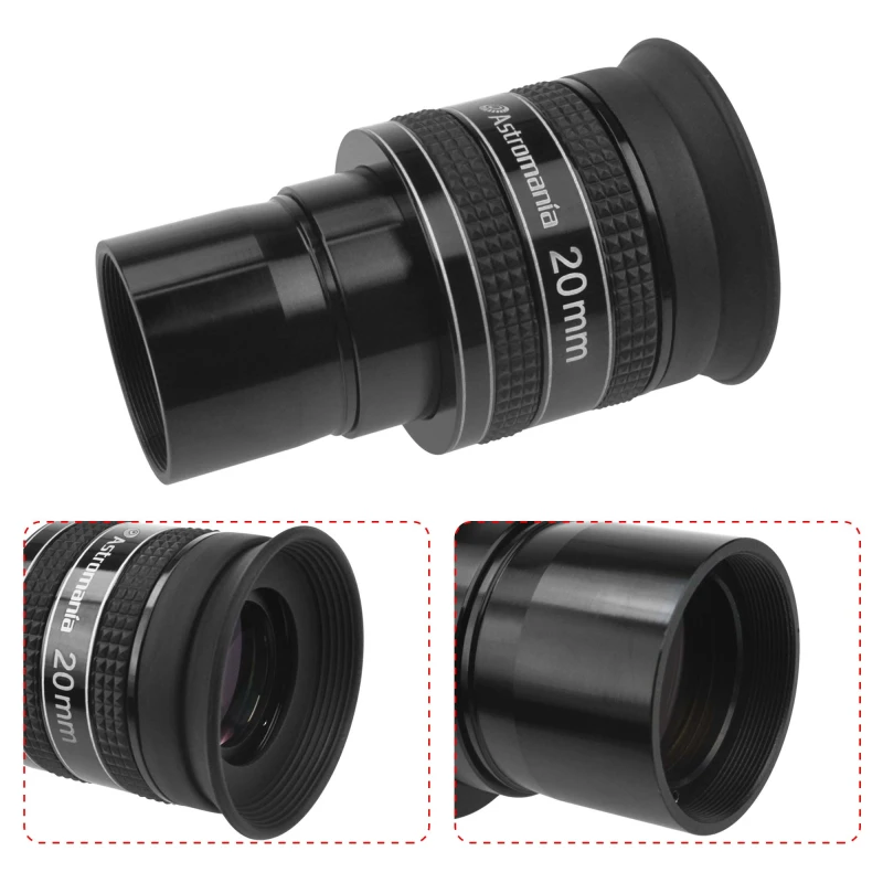 Astromania 1.25&quot; 20mm 58-Degree Planetary Eyepiece For Telescope