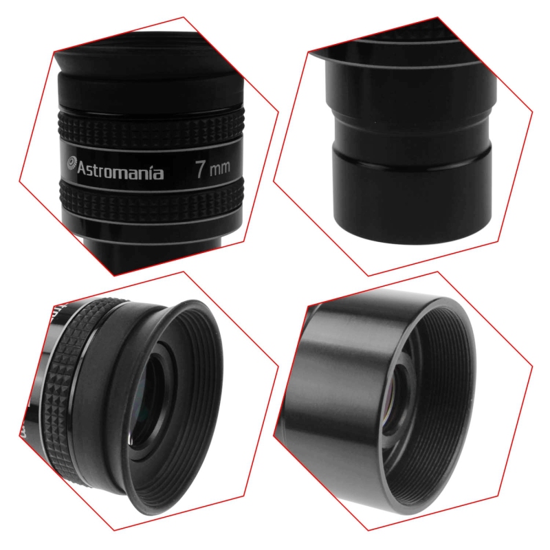 Astromania 1.25&quot; 7mm 58-Degree Planetary Eyepiece For Telescope For Telescope