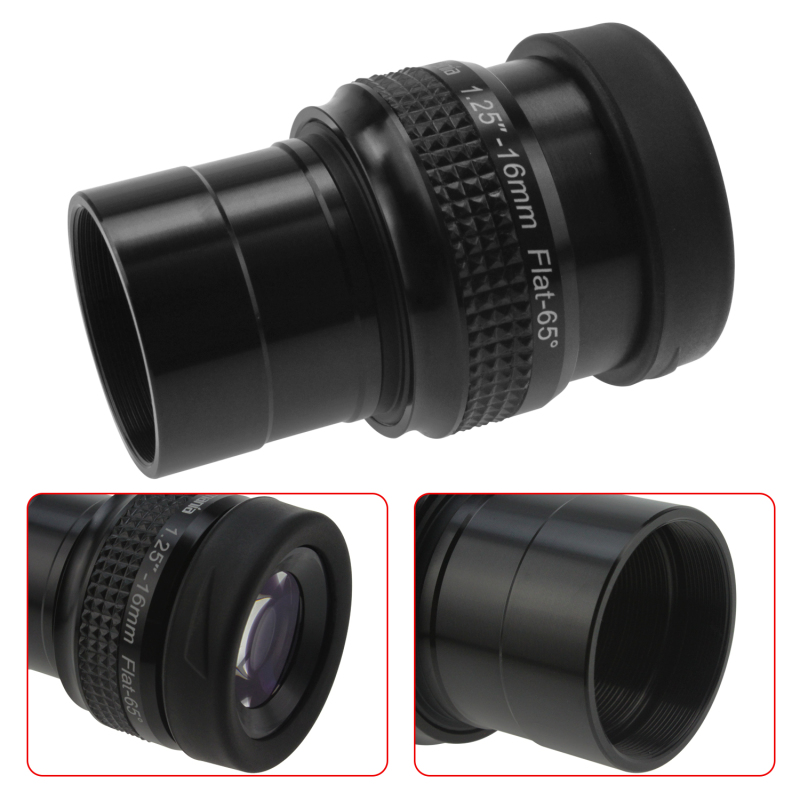 Astromania 1.25&quot; 16mm Premium Flat Field Eyepiece - a flat image field and crystal-clear images