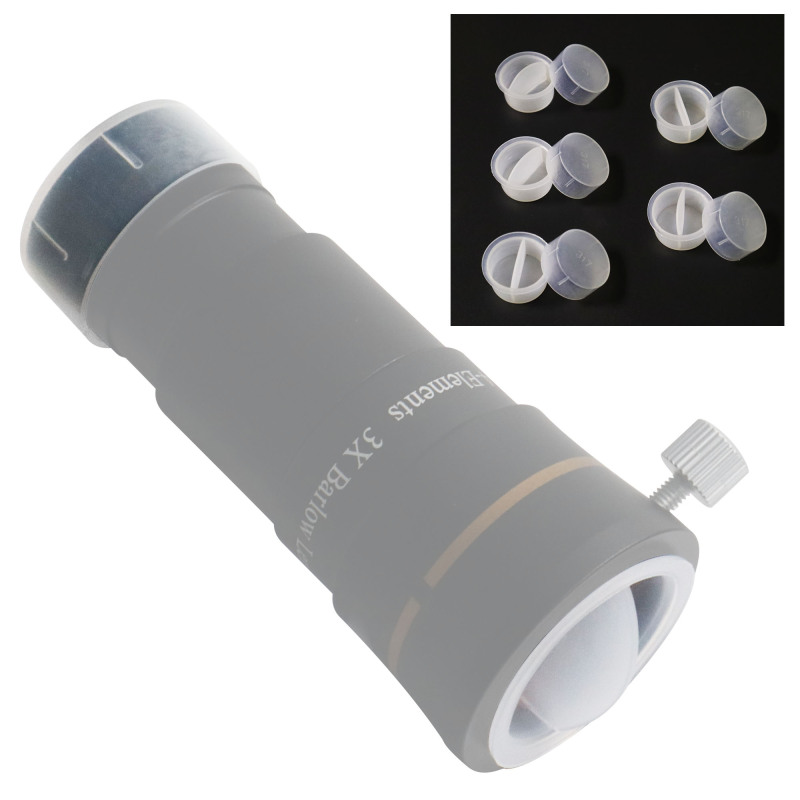 Astromania Dust Caps Set for 1.25&quot; Telescope Eyepieces or Other Accessories - 5 dust caps and 5 dust plugs, Brand New