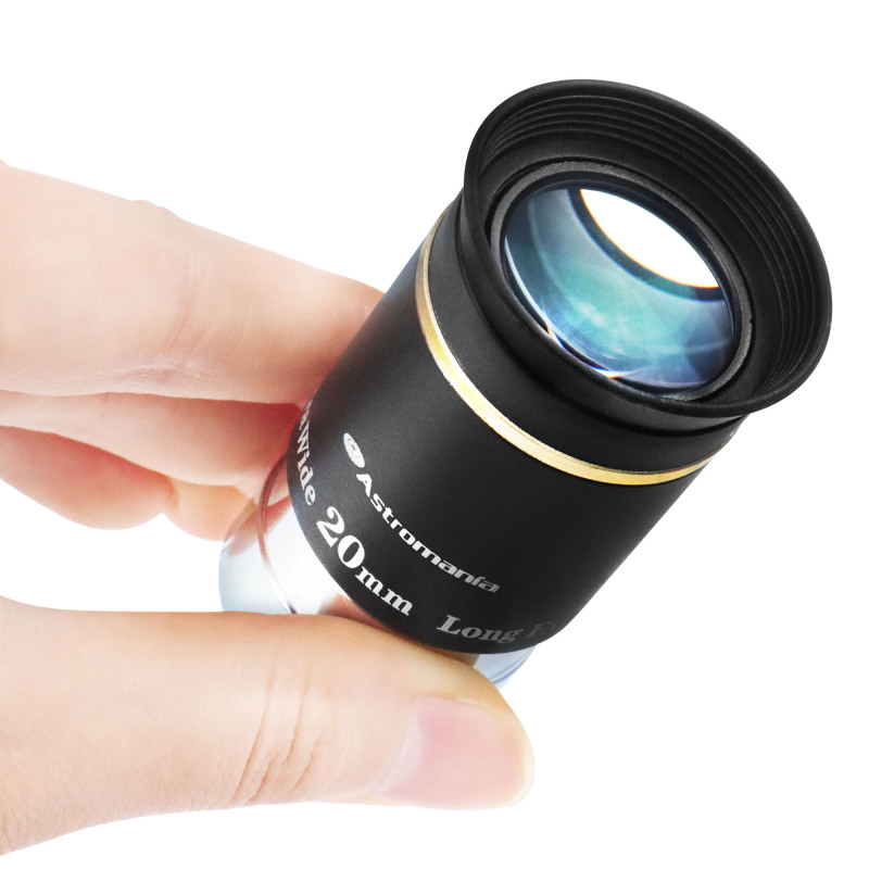 Astromania 1.25&quot; 20mm 66-degree Ultra Wide Angle Eyepiece for Telescope