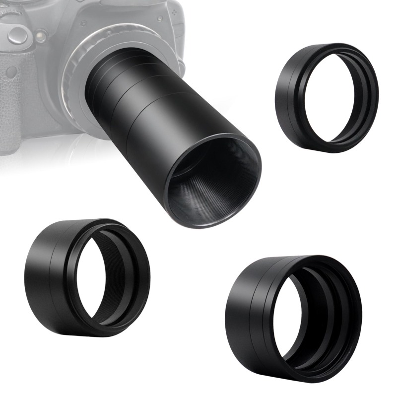 Astromania Astronomical T2-extension Tube Kit for cameras and eyepieces - Length 5mm 8mm 10mm 15mm 20mm 40mm - M42x0.75 on Both Sides
