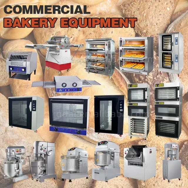 Henglian Commercial Bread Baking Oven Prices Complete Bakery Equipment Machine Electric Ovens For Bakery For Sale