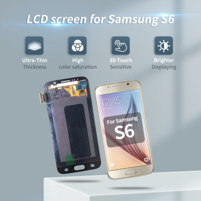Mobile phone lcds for samsung galaxy s6 display lcd touch screen for samsung s6 edge plus