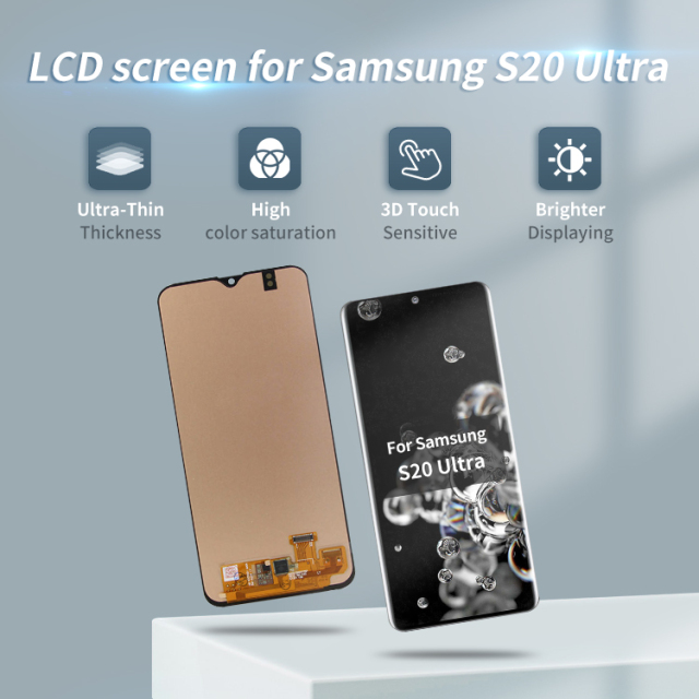 Mobile phone display for samsung galaxy s20 ultra lcd screen original Mobile phone lcds for samsung s20 ultra display