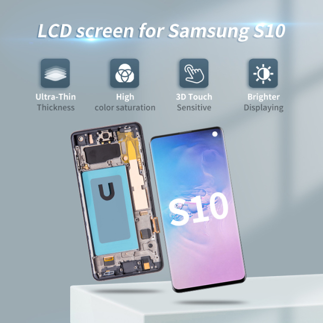 Mobile Phone Lcds for samsung galaxy s10 screen replacement original phone display lcd screen for samsung s10