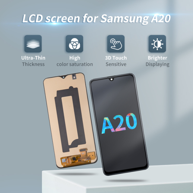 Mobile phone Lcd for samsung galaxy a20 display lcd touch screen for samsung a20 display original lcd screen