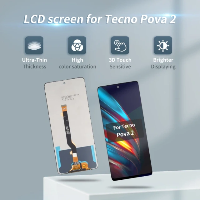 Mobile phone Lcds for tecno lcd screen original cell phone display for tecno pova lcd screen