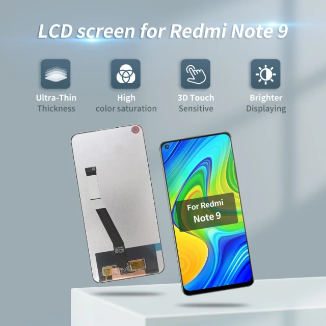 Mobile phone Lcd for Xiaomi redmi note 9 display lcd touch screen for redmi note 9 lcd