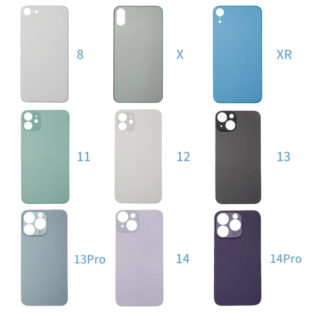 Mobile phone housings for apple iphone 6 7 8 x xs xr 11 12 13 14 pro max cell phone housings for iphone back glass