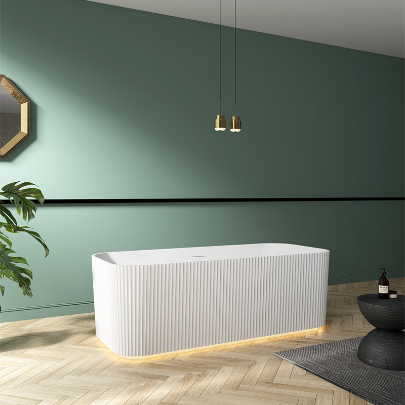 Freestanding Acrylic Bathtub With Lighting TW-7682