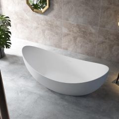 Beliebte Großhandelsdesigner-Mondförmige freistehende Acrylbadewanne TW-7618